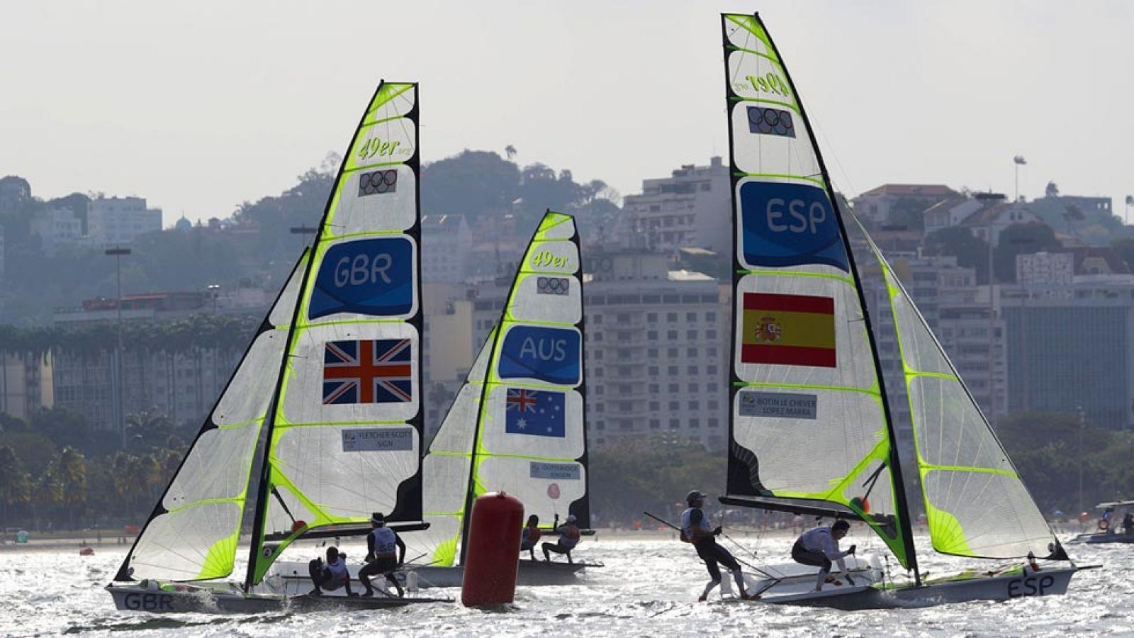 Río 2016. Vela | Los españoles terminan novenos en la general de 49er - Río 2016 | Ver