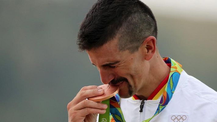 Río 2016 - Río 2016. Ciclismo de montaña | Coloma recibe emocionado su bronce