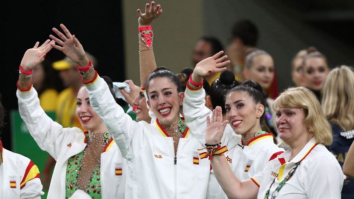 Río 2016 - Río 2016. Gimnasia rítmica | La capitana del equipo, tras ganar la plata: "Ha sido un camino de muchísimos años"