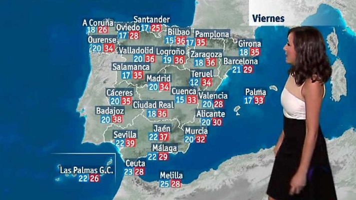 L'informatiu - Comunitat Valenciana - El tiempo en la Comunidad Valenciana - 25/08/16