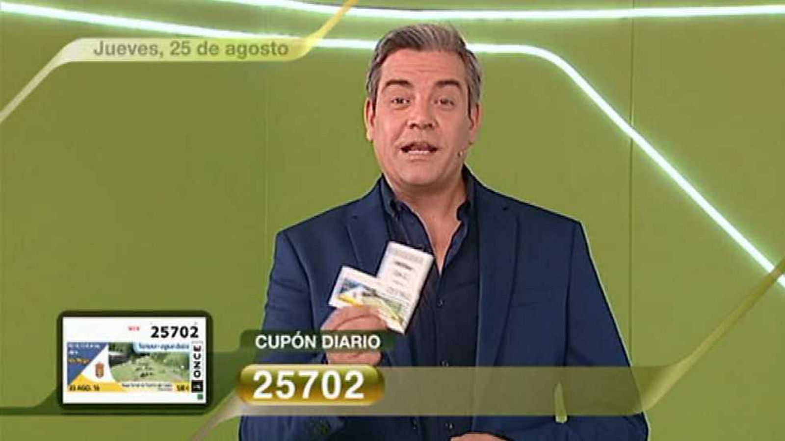 Sorteo ONCE - 25/08/16 - ver ahora