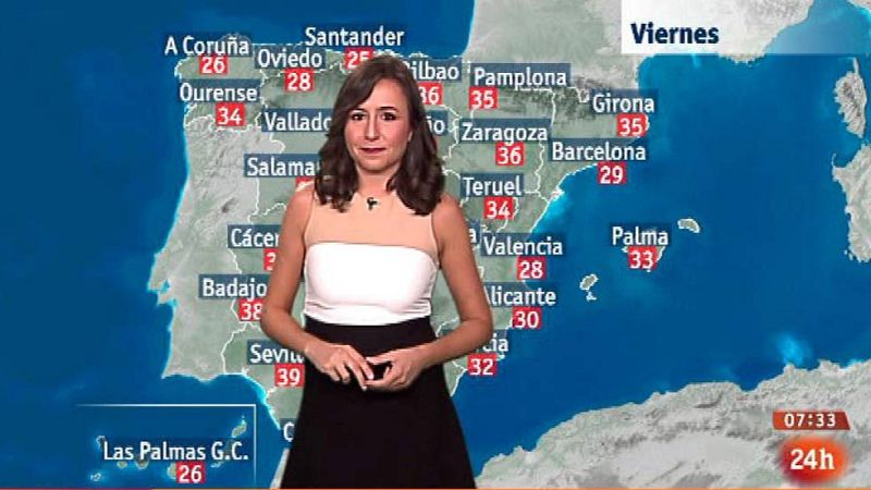 Nubes y chubascos en mitad occidental y lluvias en norte de Canarias - El tiempo | Ver