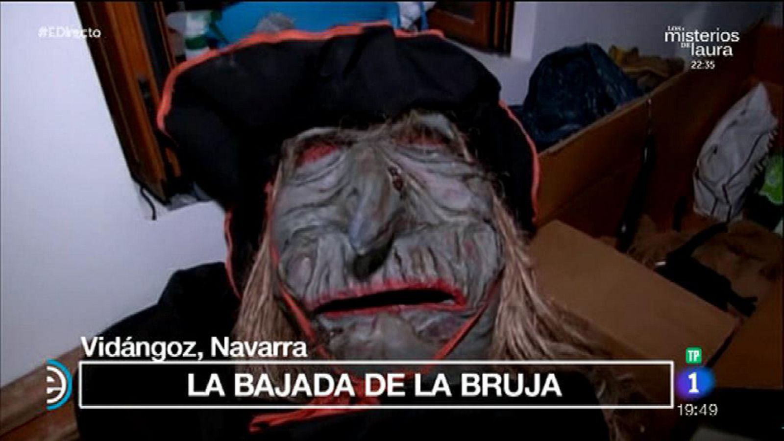 La bajada de la bruja inaugura las fiestas de Vidángoz