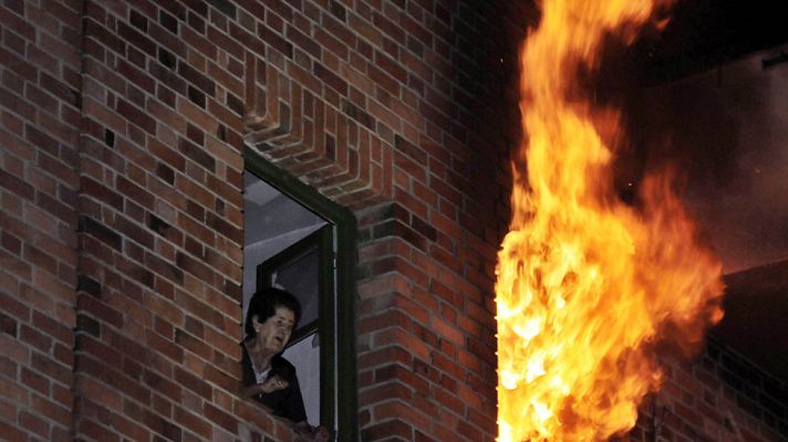 Telediario 1 - Una mujer fallece en una explosión en Segovia