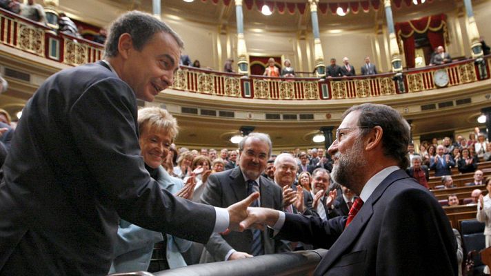 Telediario 1 - Solo en cuatro legislaturas de once el presidente ha sido elegido por mayoría absoluta