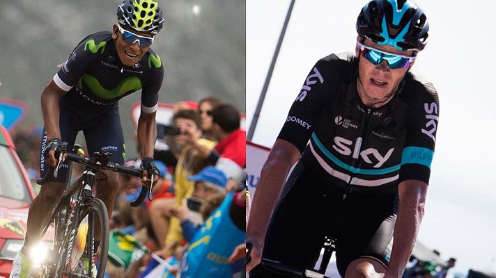 Telediario 1 - Tras los Lagos, el duelo entre Quintana y Froome se traslada a Peña Cabarga