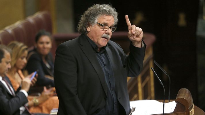 Especiales informativos - Joan Tardá a Rajoy: "¿Por qué no dejan celebrar un referéndum?"