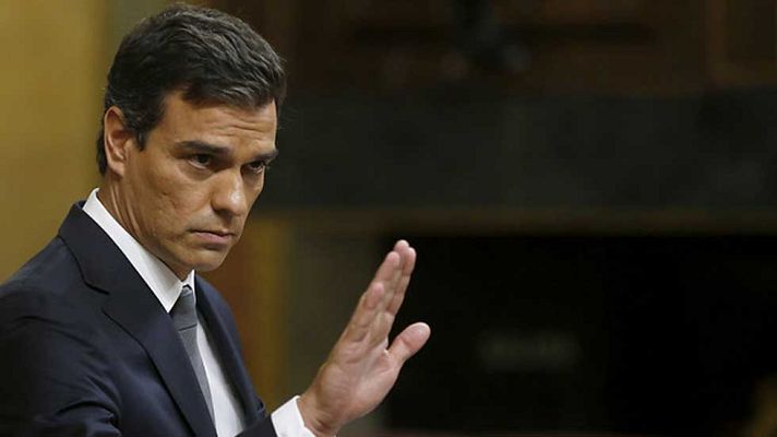 Telediario 1 - Sánchez reitera que el PSOE votará en contra porque 'España necesita un gobierno, no un mal gobierno'
