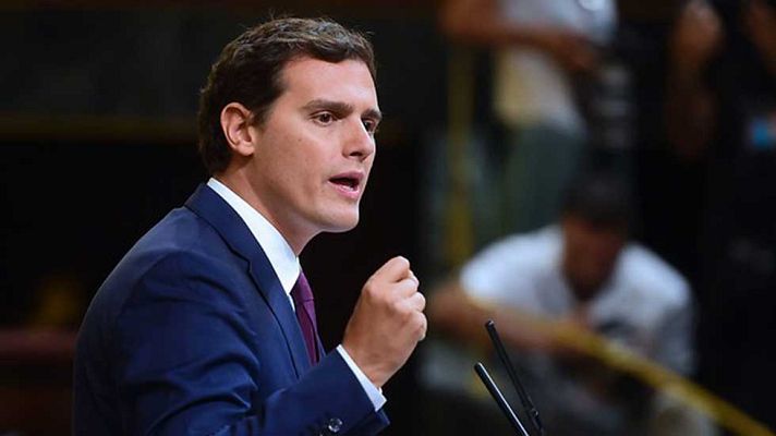 Telediario 1 - Albert Rivera pide ambición a Mariano Rajoy en las cesiones para buscar la mayoría que necesita