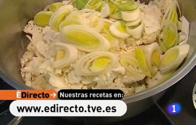 RTVE Cocina - Crema de coliflor con espárragos
