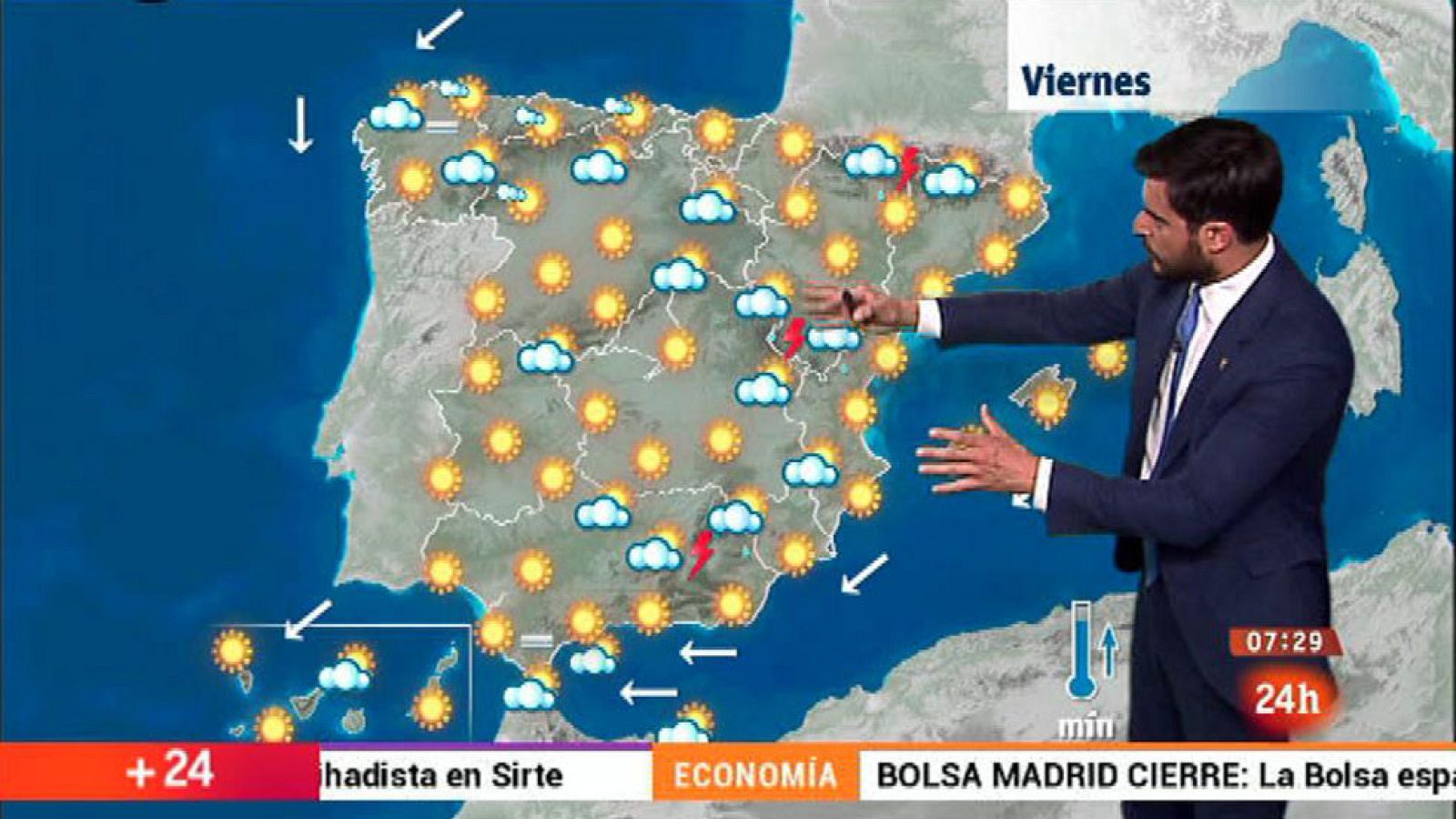 Pocas nubes y temperaturas al alza en toda España - El tiempo | Ver