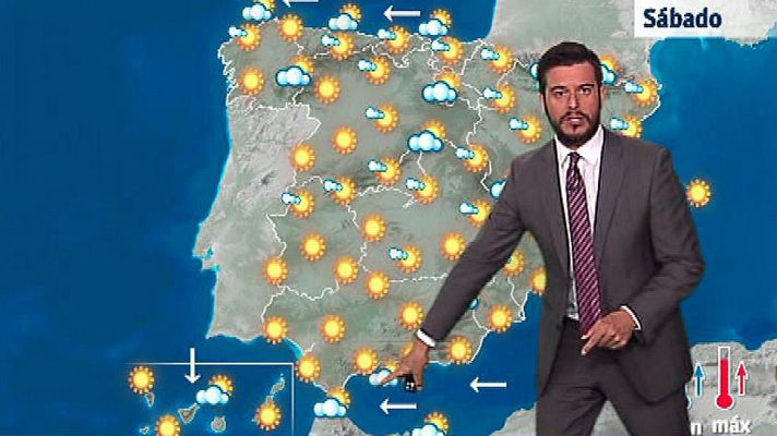 El tiempo - Calor en los valles de Extremadura, de Castilla y León y del Ebro