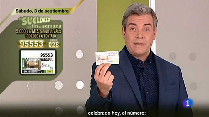 Sorteos ONCE - Sorteo ONCE - 03/09/16