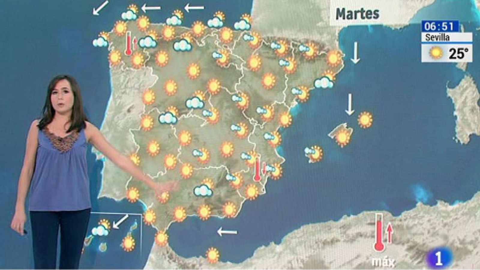 El calor sofocante se mantiene y comienza a remitir a partir del miércoles - El tiempo | Ver