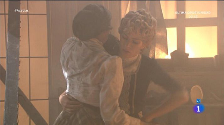 Acacias 38 - Durante el incendio, un tabique aplasta a Cayetana