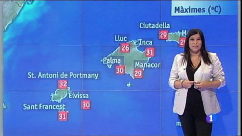 El temps a les Illes Balears - 08/09/16