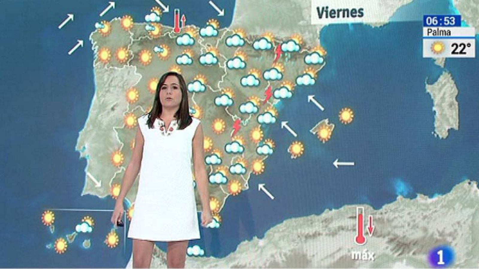 Chubascos en Cataluña y Aragón y bajada de temperaturas - El tiempo | Ver
