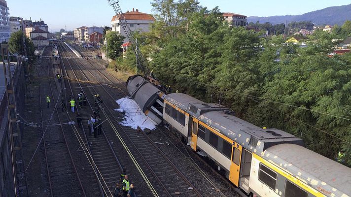 Informativo 24h - Primeros momentos tras el accidente del tren de O Porriño, Pontevedra