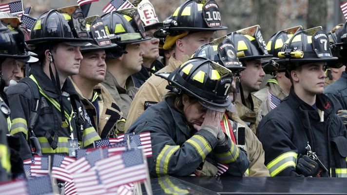 Telediario 1 - Muchos trabajadores que ayudaron el 11S en Nueva York hoy son enfermos crónicos