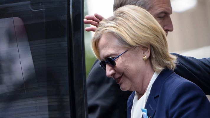 Telediario 1 - Hillary Clinton cancela su gira por California para recuperarse de una neumonía