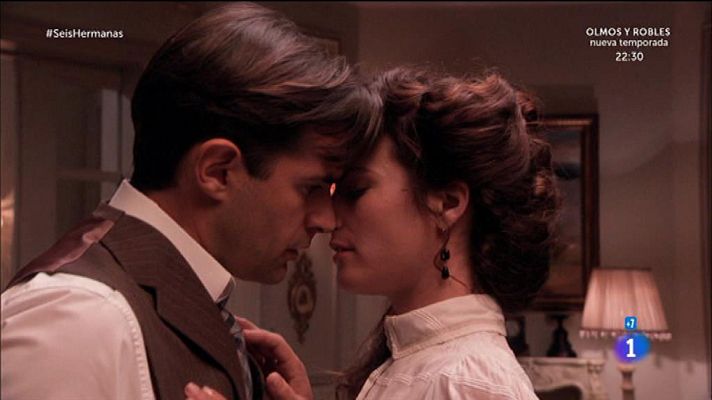 Seis hermanas - Soledad aprovecha la crisis de Diana y Salvador para besarlo