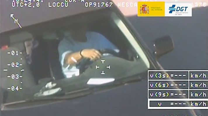 Telediario 1 - Tráfico inicia una nueva campaña para vigilar el uso del cinturón de seguridad