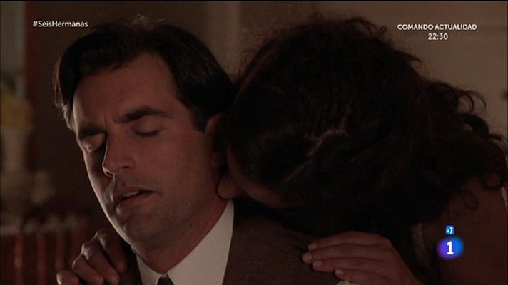 Seis hermanas - Soledad consuela a Salvador con masajes y besos