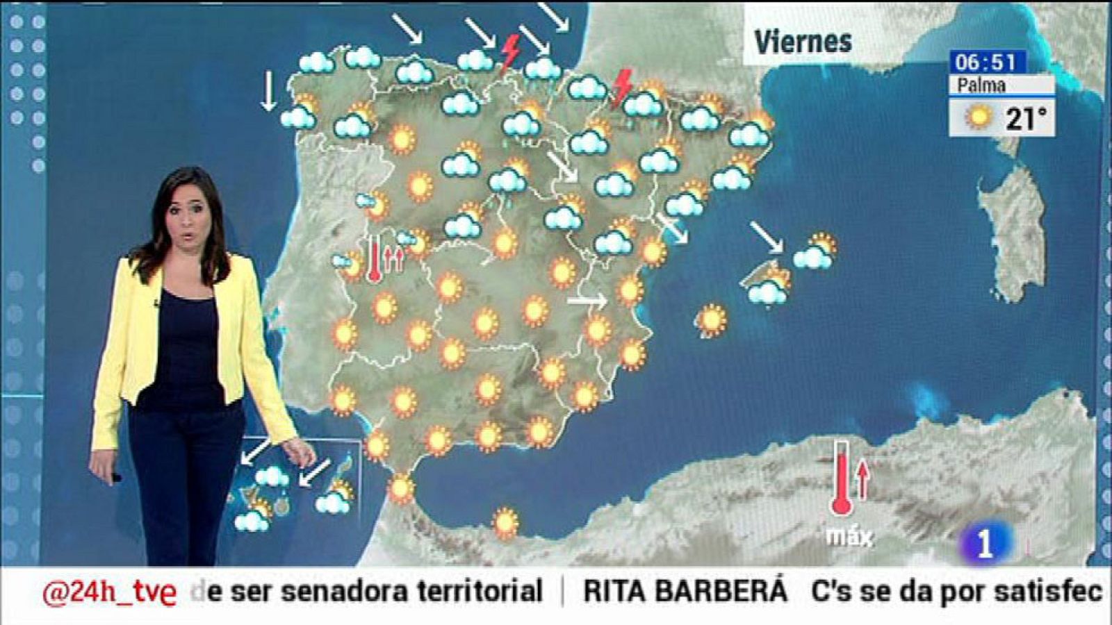 Temperaturas en ascenso en gran parte del país - El tiempo | Ver