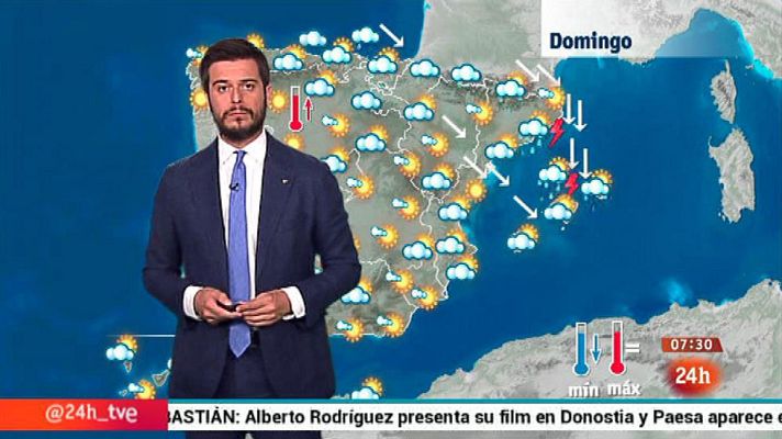 El tiempo - El cielo estará cubierto en el noreste y nevará en los Pirineos