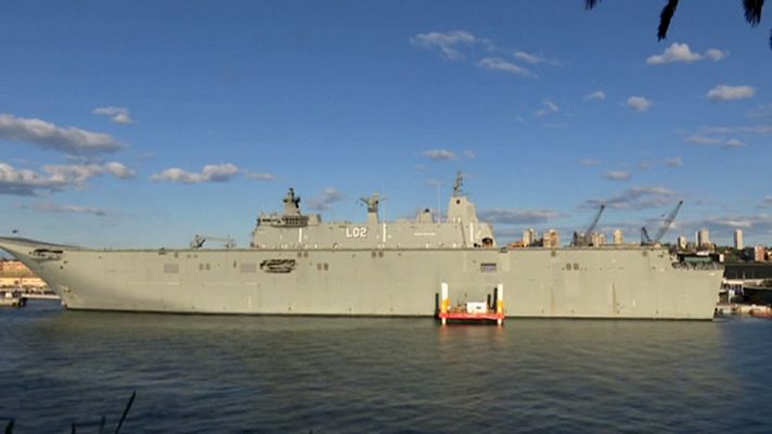 Telediario 1 - Así son los buques anfibio que Navantia ha construido para la Marina australiana