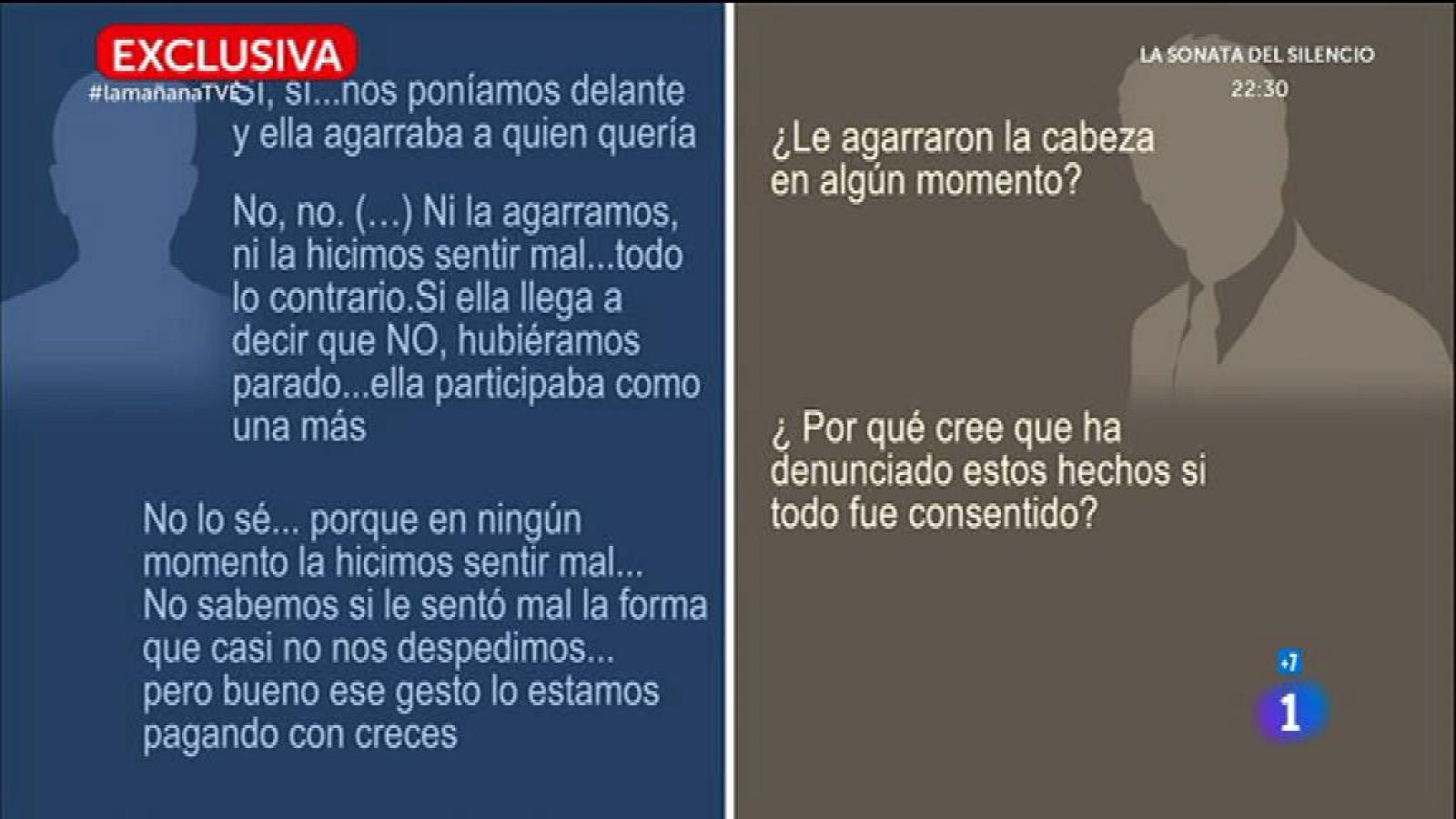 Declaraciones de los implicados en la presunta violación de San Fermín