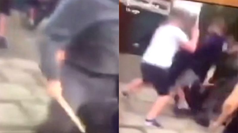 Un centenar de colegiales organiza una batalla campal con "palos y cuchillos" en un suburbio de Londres