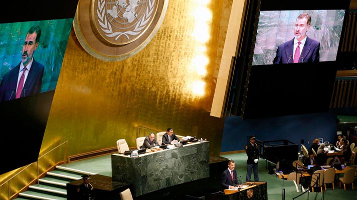 Telediario 1 - Los partidos responden a la petición del rey de "diálogo y sentido del deber" para superar el bloqueo político