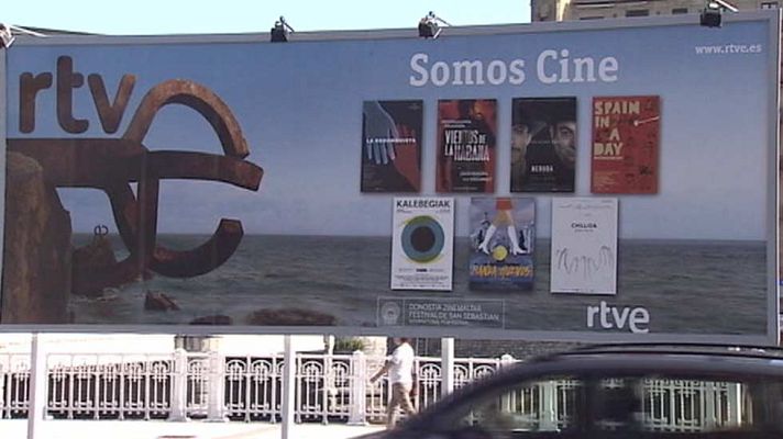 Telediario 1 - RTVE reafirma su compromiso con el mejor cine español en el Festival de San Sebastián