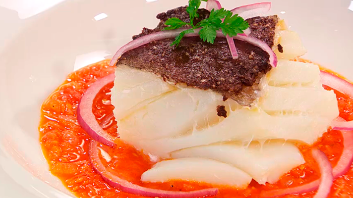 RTVE Cocina - Receta de bacalao con olivada