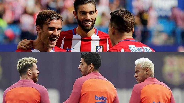 Telediario 1 - Barça y Atlético miden fuerzas para postularse en la Liga