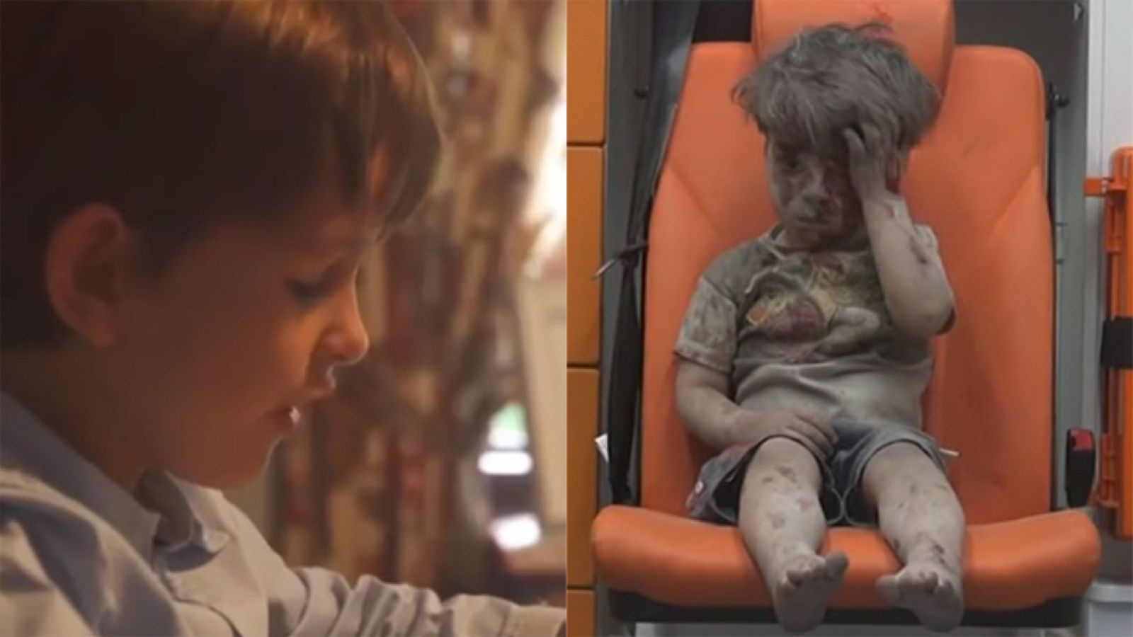 Un niño estadounidense escribe a Obama para que traiga al pequeño sirio Omran, herido en Alepo