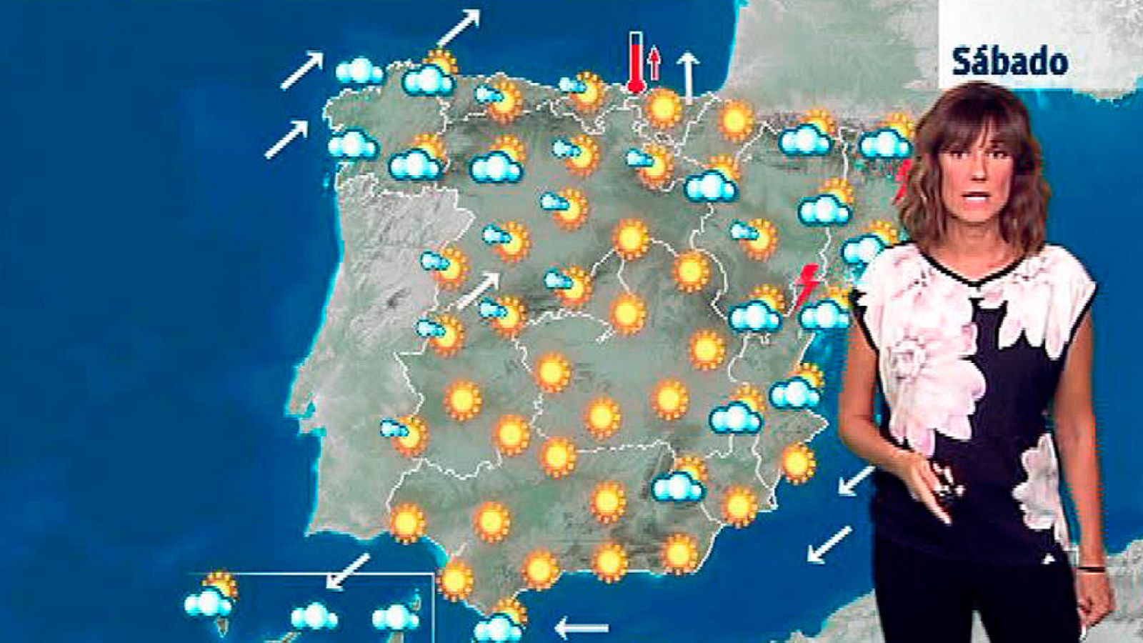 Los chubascos y tormentas ponen en alerta a Galicia, Cataluña y Baleares - El tiempo | Ver