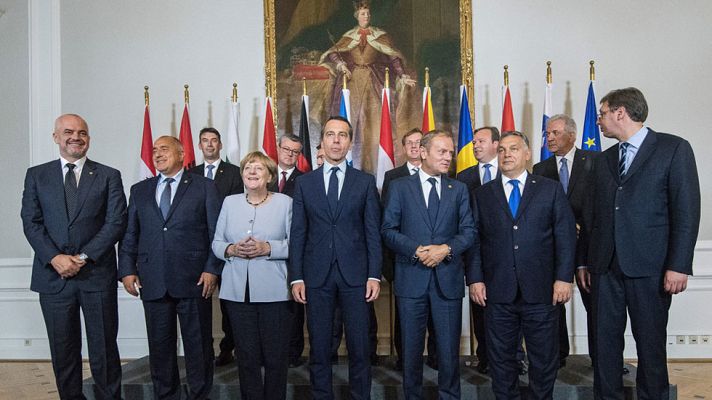 Telediario 1 - Países de la ruta de los Balcanes acuerdan un mayor control