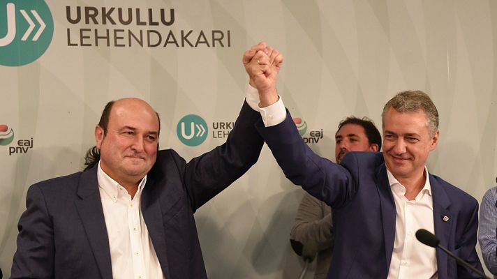 Especiales informativos - Iñigo Urkullu: "Vamos a trabajar por un nuevo pacto con el Estado de igual a igual"