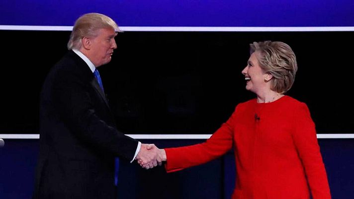 Telediario 1 - Primer debate Clinton-Trump