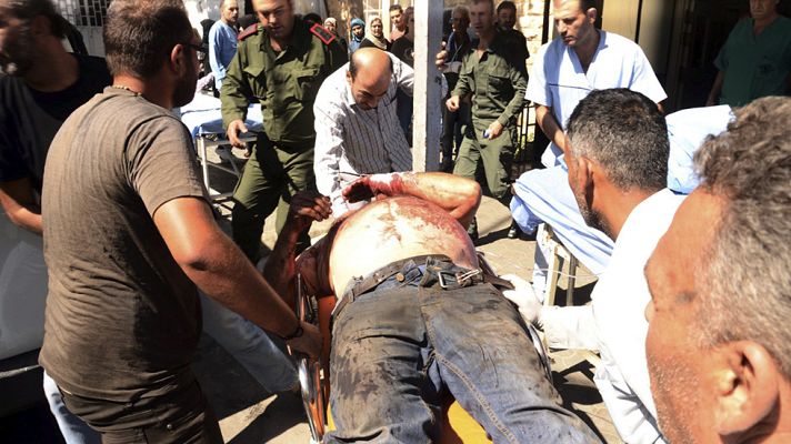 Telediario 1 - Indiscriminada ofensiva militar de Al Asad por el control de Alepo