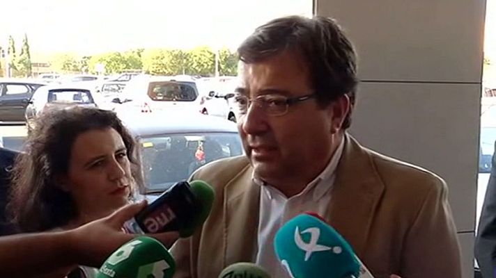 Telediario 1 - Fernández Vara responsabiliza a la dirección del PSOE de "no ser capaz de buscar consenso"