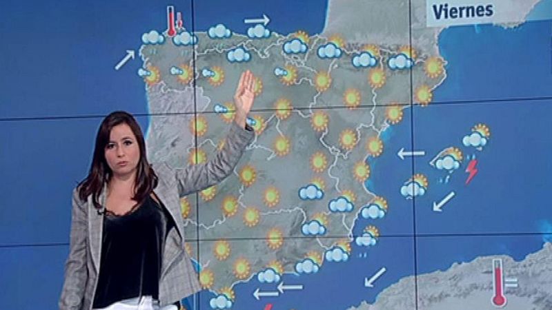 Temperaturas en descenso en Canarias, Galicia y Cantabria, y en el resto, sin cambios