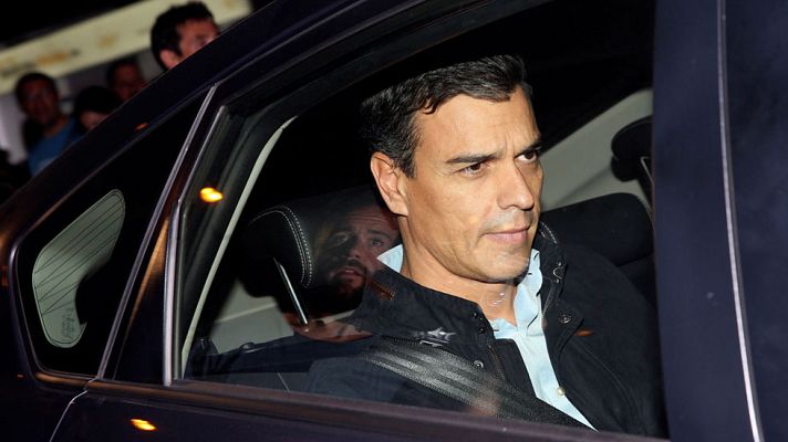 Telediario 1 - Pedro Sánchez evita intervenir en el Comité Federal y quiere que solo se vote convocar el congreso