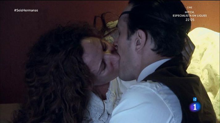 Seis hermanas - El secuestrador besa a su secuestrada