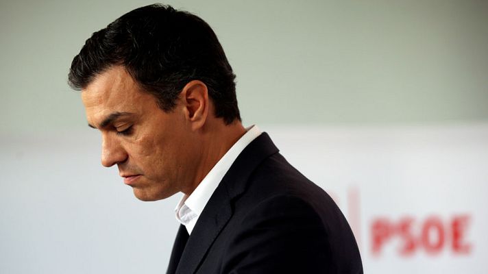 Telediario 1 - Pedro Sánchez pide que el Comité Federal decida sobre la abstención a Rajoy y sugiere que dimitirá si es aprobada