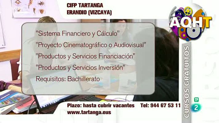 Aquí hay trabajo - 14 Cursos GRATIS, 10 con certificado de profesionalidad