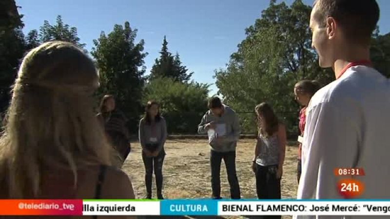 J�venes europeos se preparan para ser voluntarios en Europa
