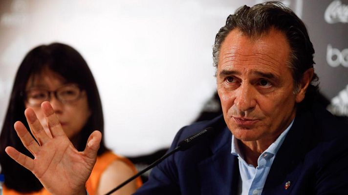 Telediario 1 - Prandelli: "Decidí fichar por el Valencia porque tiene un proyecto fascinante"